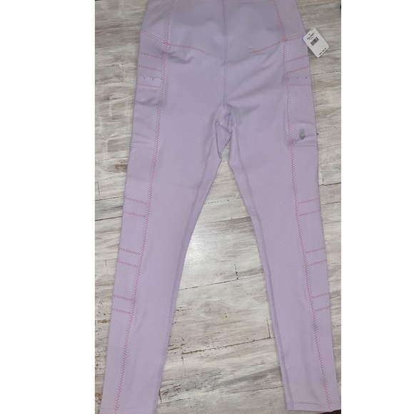 Free People Movement High Rise 7/8 Pinky Promise Leggings- Dew Berry Purple NWT - Picture 6 of 15
